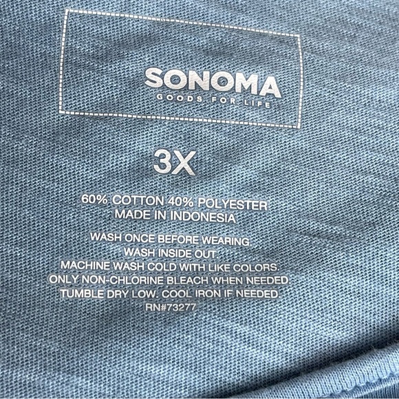 ❌SOLD❌3X Sonoma Peplum T - Picture 5 of 6